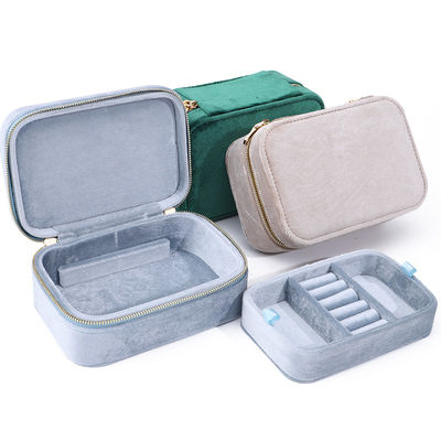 Elegant Velvet Jewelry Storage Box For Custom Earrings Necklaces And Rings Newest Style
