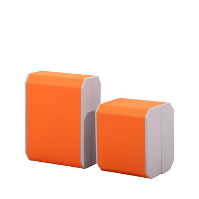 Customized Size Custom LED Plastic Jewelry Box with Orange LED and Customer's Logo