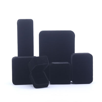Handmade Black Velvet Ring Jewelry Box for Necklace Earrings Bracelet ring
