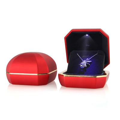 Hanhong Round White Light Luxury Bulb Packaging in Plastic Velvet for Red Bracelet
