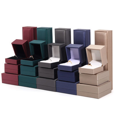 Customized Handmade Leather Jewelry Box for Rings and Necklaces Luxury Packaging