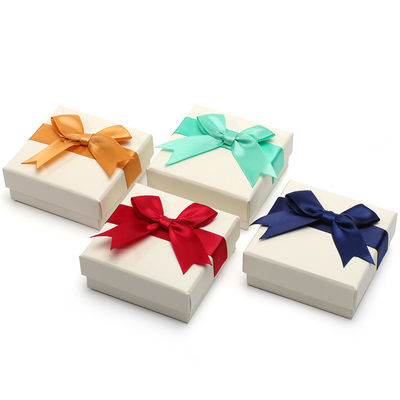 Luxury Custom Logo Small Cardboard Jewelry Storage Wrapping Paper Box Velvet Material