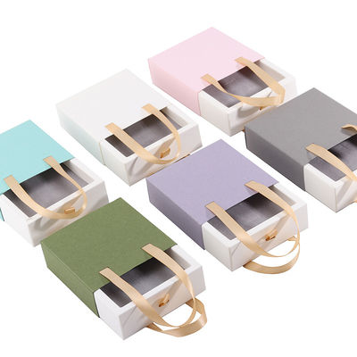 Newest Style Customized Sliding Drawer Carton for Ring Box Custom Logo Paper Case