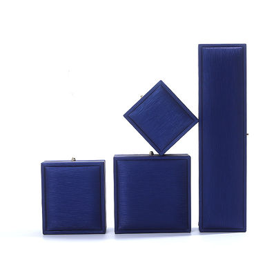 Hanhong Custom Blue Leather Jewelry Box for Ring Necklace Bracelet Wedding Contact Us