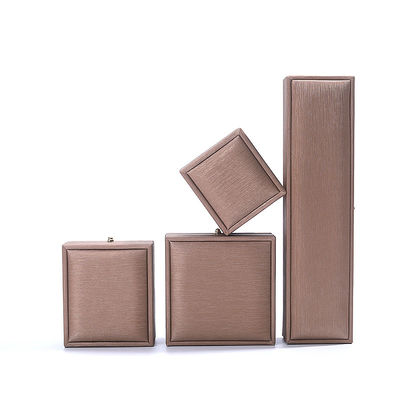 Custom Logo PU Leather Jewelry Box for Wedding Ring Necklace Bracelet from Hanhong