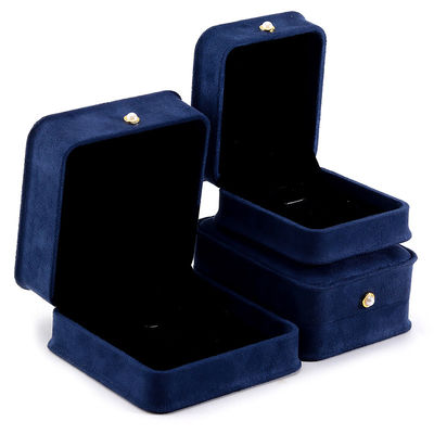 Velvet Material Handmade Jewelry Box for Bracelet Earrings Necklace Pearl Lock