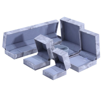 Handmade Eco Cardboard flip marble Jewelry Box customizable jewellery box