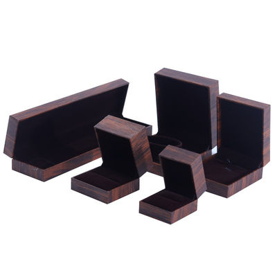 Handmade Eco Cardboard flip brown Jewelry Box customizable jewellery box
