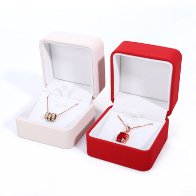 Customized PU Leather Necklace Box for Customized Luxury Jewelry Packaging