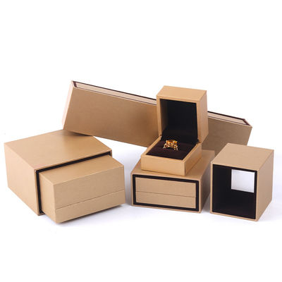 Customized Size cardboard jewelry box , Jewelry Paper Box Set Packaging
