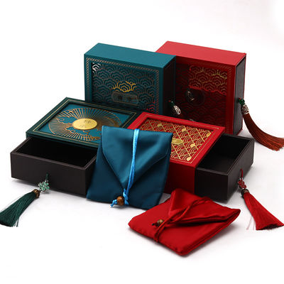 Ancient Chinese Style Cardboard Paper Jewelry Storage Packaging Box Luxury