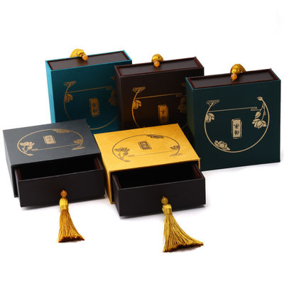 Chinese Style Exquisite Luxury Jewelry Packaging Box With Tassel Decor