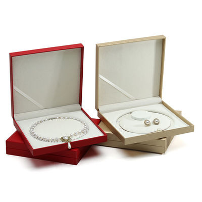 Tasteful Multi-Function PU Leather Jewelry Packaging Organizer for Pearl Pendant