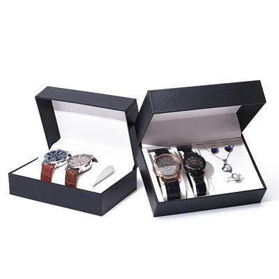 Large Capacity Hard Paper Watch Box Sturdy Jewelry Storage Case Multi Function