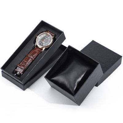 Linen Texture Noble Soft PU Leather Watch Packaging Case Luxury Storage Box