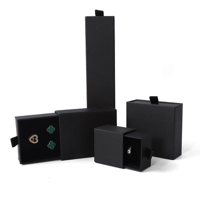 Rectangular jewellery Box Eco Friendly square paper pink drawer Jewelry Box