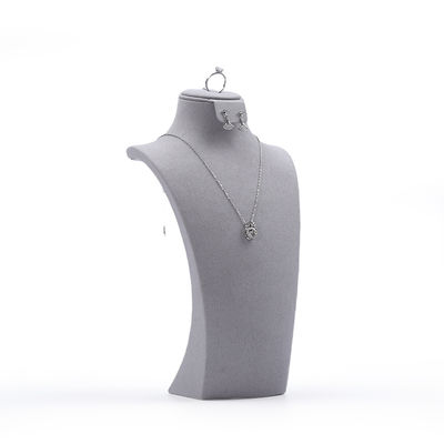 High End Jewellery Mannequin Custom gray Jewelry Stand Display Jewelry Mannequin