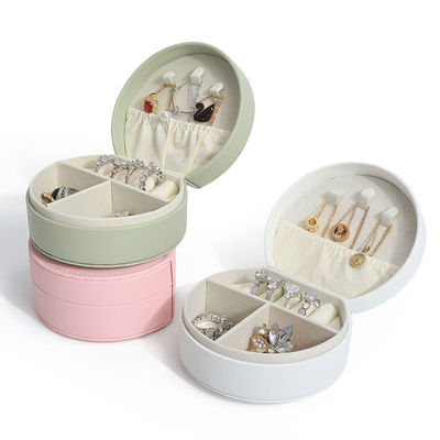 OEM ODM Leather Organizer Storage Jewelry Travel Box Custom Jewellery gift Box