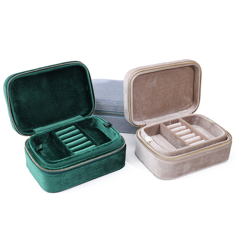Elegant Velvet Jewelry Storage Box For Custom Earrings Necklaces And Rings Newest Style