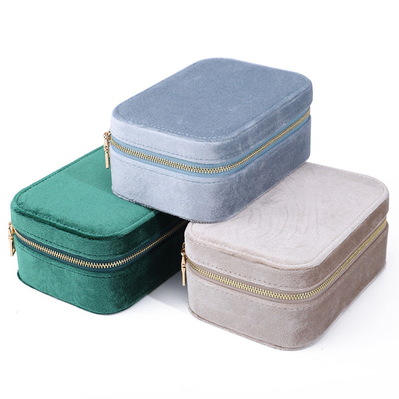 Elegant Velvet Jewelry Storage Box For Custom Earrings Necklaces And Rings Newest Style