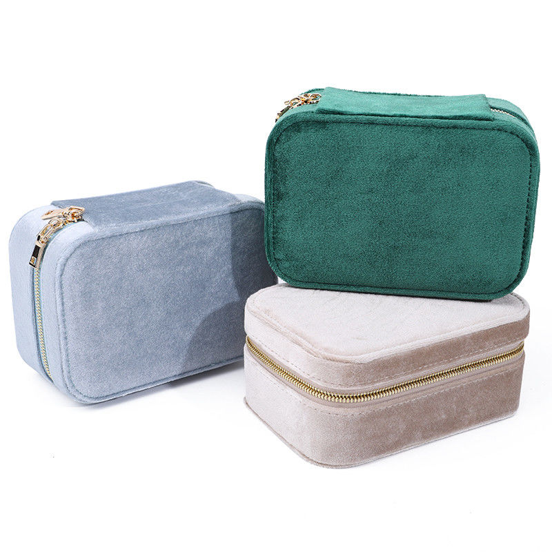 Elegant Velvet Jewelry Storage Box For Custom Earrings Necklaces And Rings Newest Style