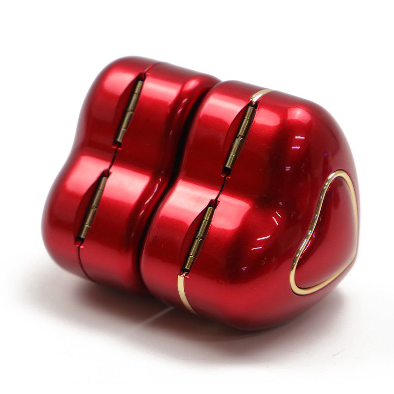 Customized Size Pink LED Light Ring Box for Storing and Displaying Jewelry Pieces