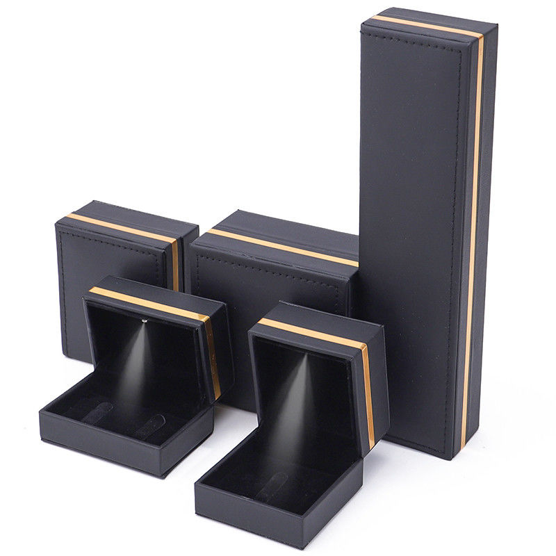 Black Jewelry Box LED Light for Bracelet Deluxe with Customized Size and Newest Style