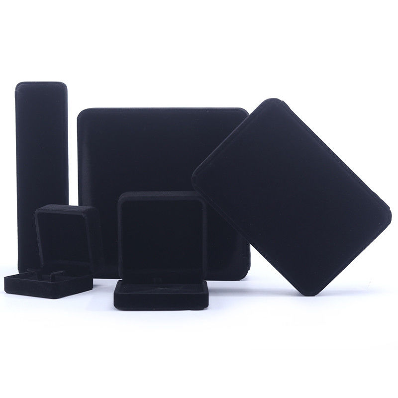 Handmade Black Velvet Ring Jewelry Box for Necklace Earrings Bracelet ring