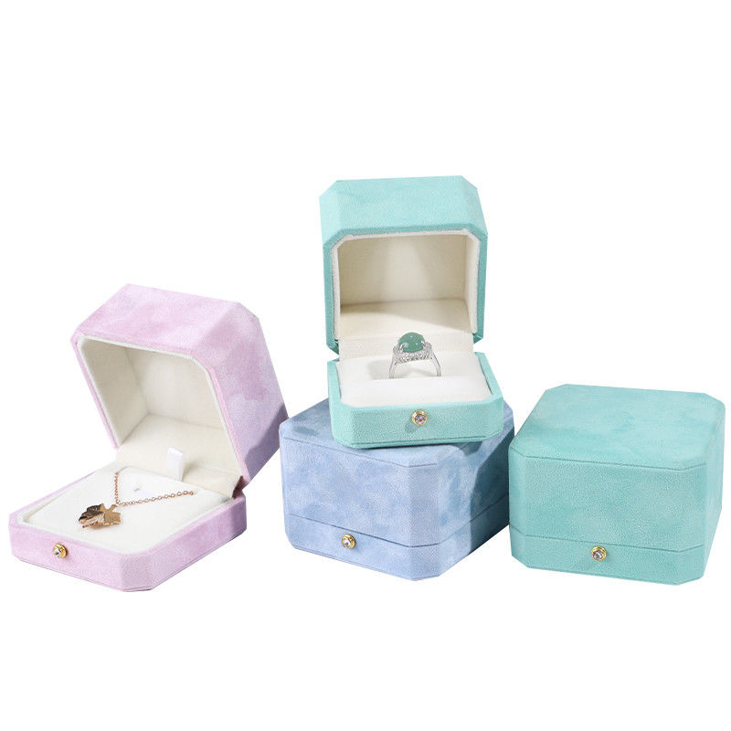 Customized Size Velvet Jewelry Box for Organizing and Displaying LED Jewelry Collection