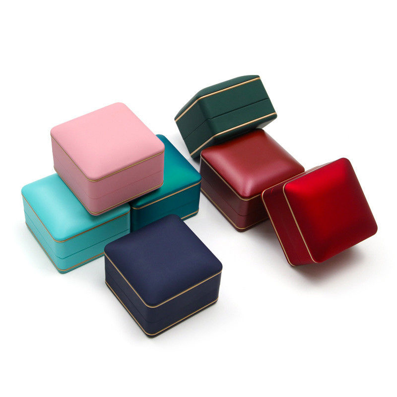 Jewelry Package with Light Hanhong Custom Logo Silk Screen Print Luxury LED Storage Box