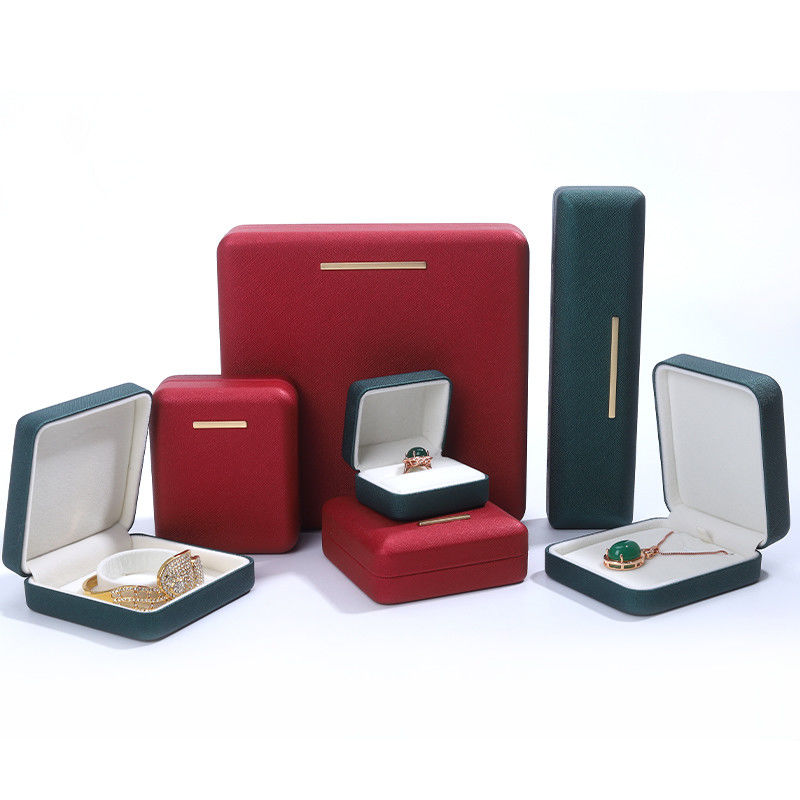 Customized Velvet Jewelry Box for PU Leather Bracelets Earrings and Pendants Packaging