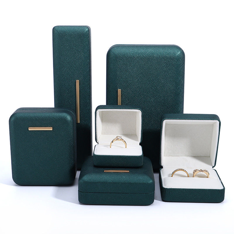 Customized Velvet Jewelry Box for PU Leather Bracelets Earrings and Pendants Packaging