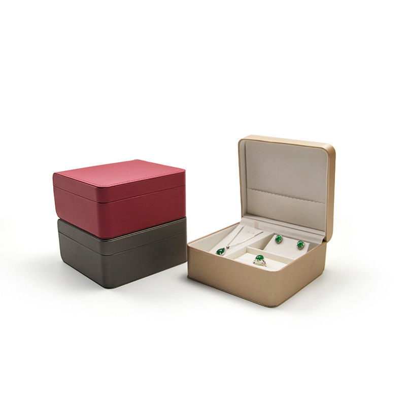 Custom Ring Earrings And Necklace Gift Box Set For Travel Jewelry Storage