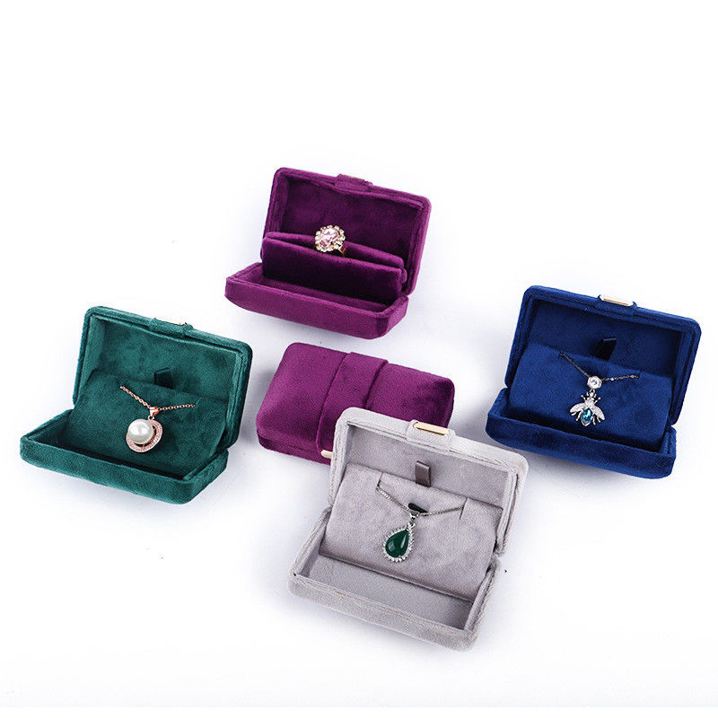 Custom Logo Hanhong Metal Jewelry Packaging Box for Earrings Bracelet Necklace Ring