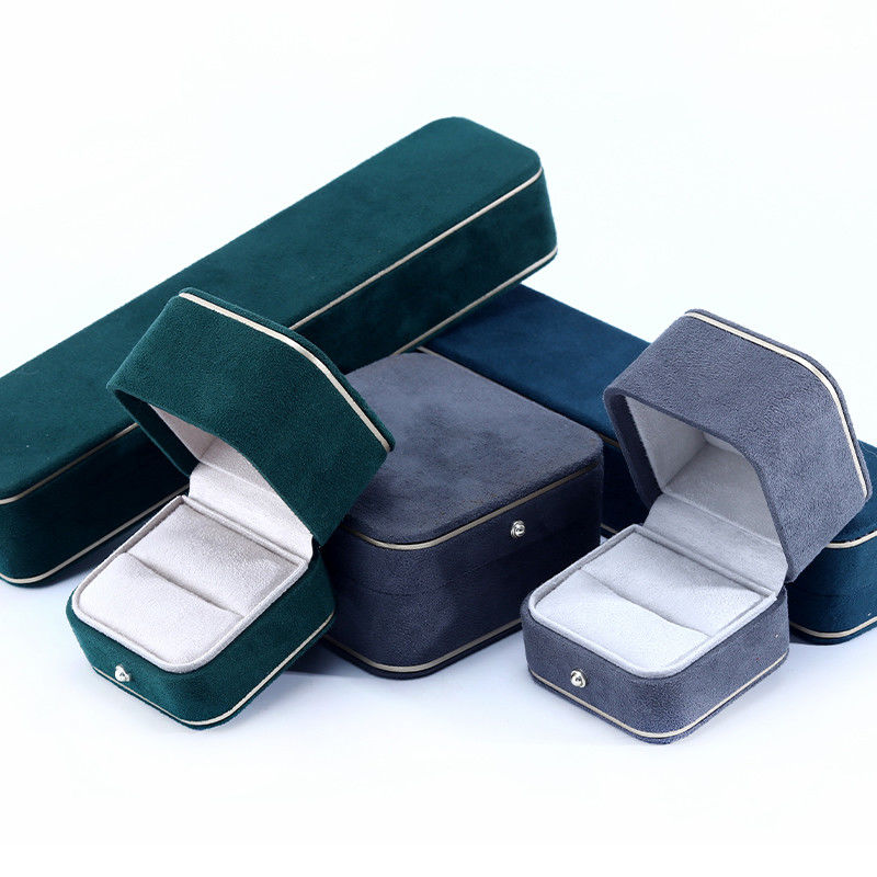 Rectangle Velvet Jewelry Box For Handmade Bracelets And Rings In 2023 Luxury Packaging
