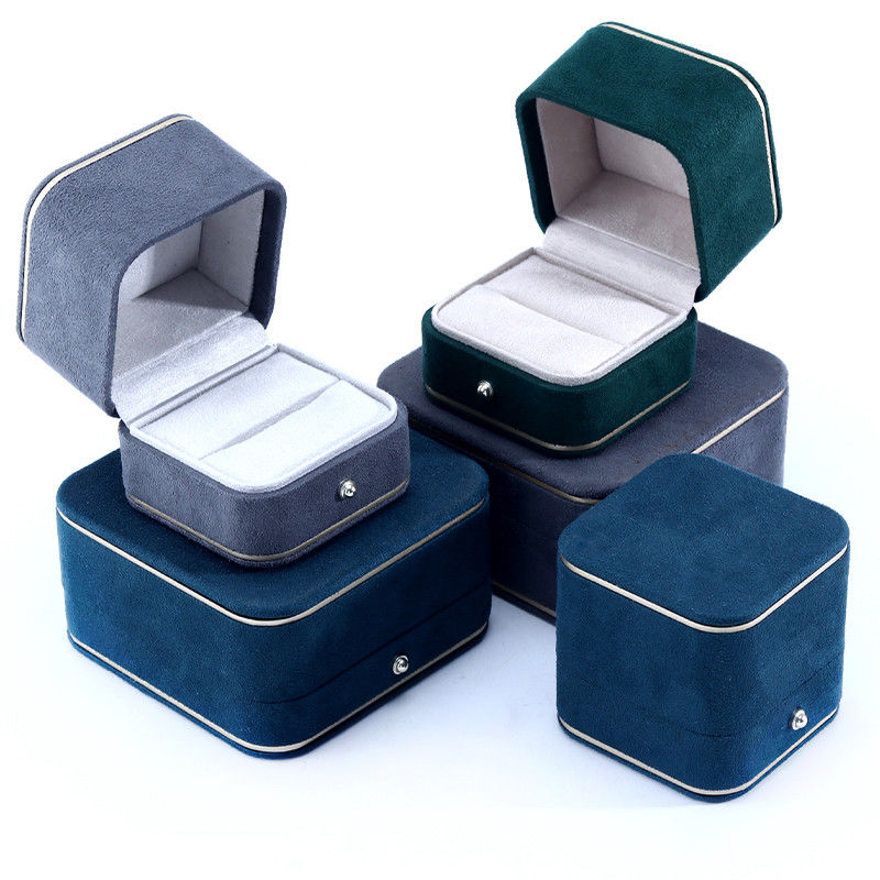 Rectangle Velvet Jewelry Box For Handmade Bracelets And Rings In 2023 Luxury Packaging