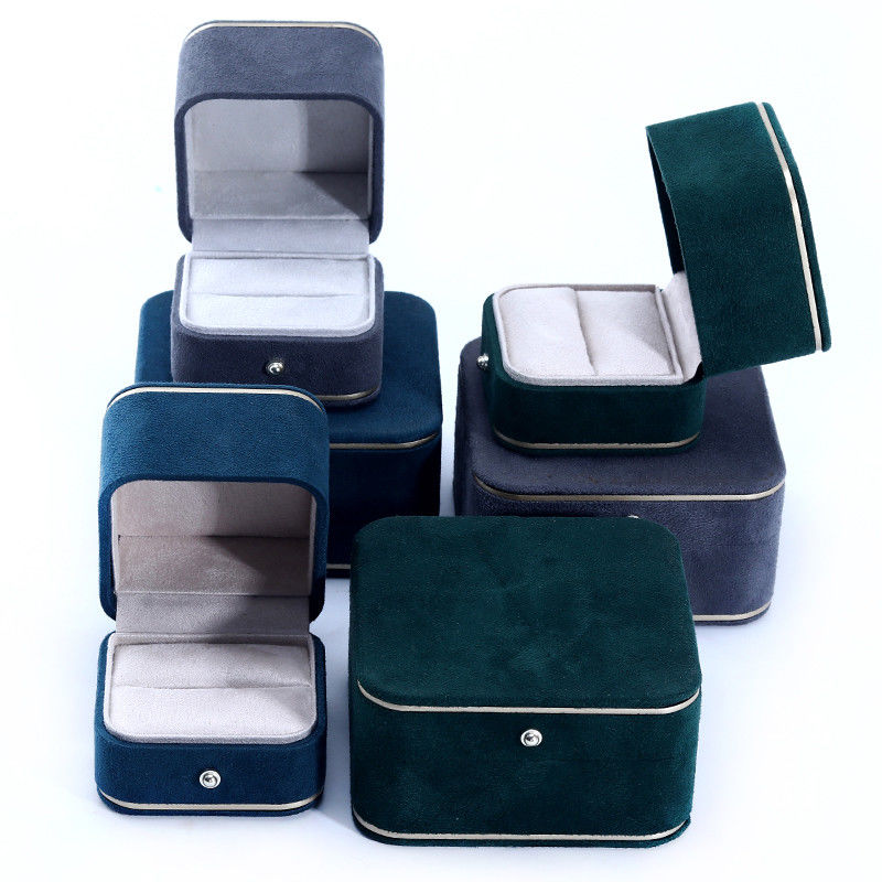 Rectangle Velvet Jewelry Box For Handmade Bracelets And Rings In 2023 Luxury Packaging