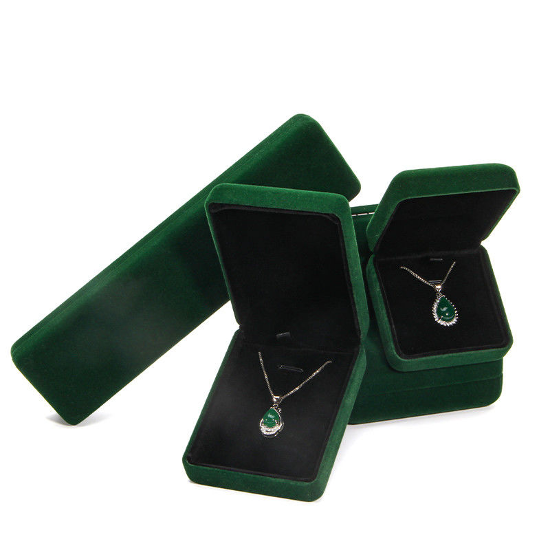 Customized Size Velvet Jewelry Box For Storing And Protecting jewellery Collection