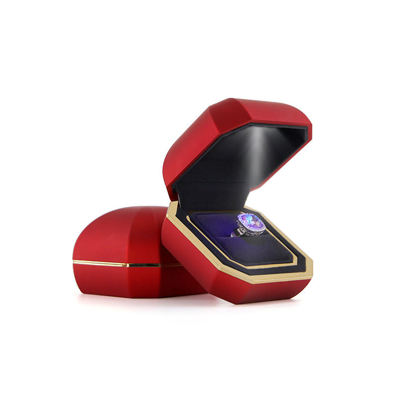 Hanhong Round White Light Luxury Bulb Packaging in Plastic Velvet for Red Bracelet