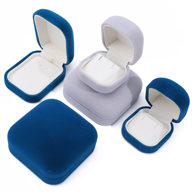 Hanhong Jewelry Package Custom Plastic Storage Box for Earrings Necklaces and Rings