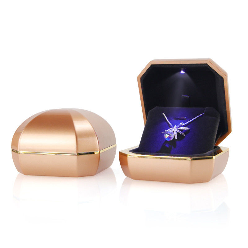 LED Jewelry Box Hanhong Round White Light Luxury Bulb Packaging for Customized Size