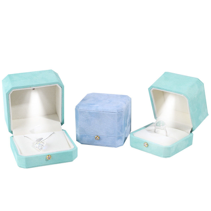 Hanhong Custom Rings Jewelry Box Packaging with Customized Size and Customer's Logo