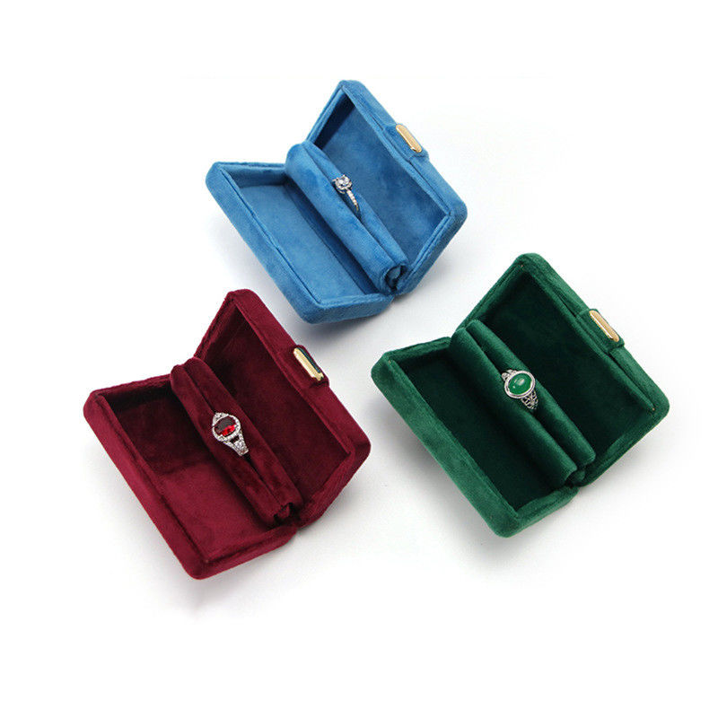 Customized Size Gray Metal Jewelry Packaging Box with Velvet Lining and Custom Logo