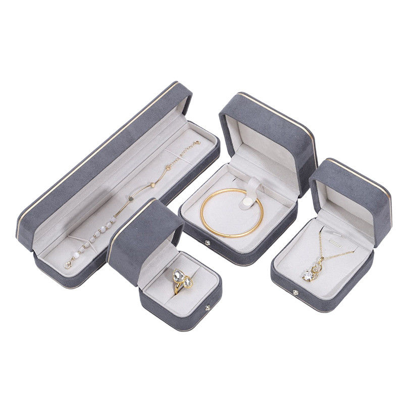 Square Custom Jewelry Box for Handmade Necklace Bracelet Earrings Collection