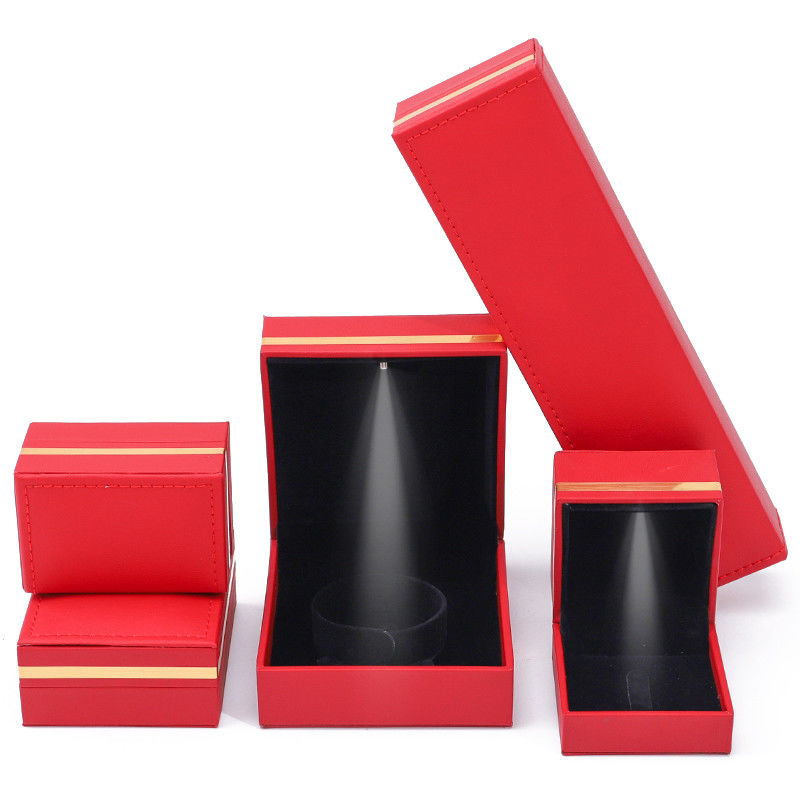 Newest Style Han Hong Bracelet Light Deluxe with Gray Earrings and Red Jewelry Box