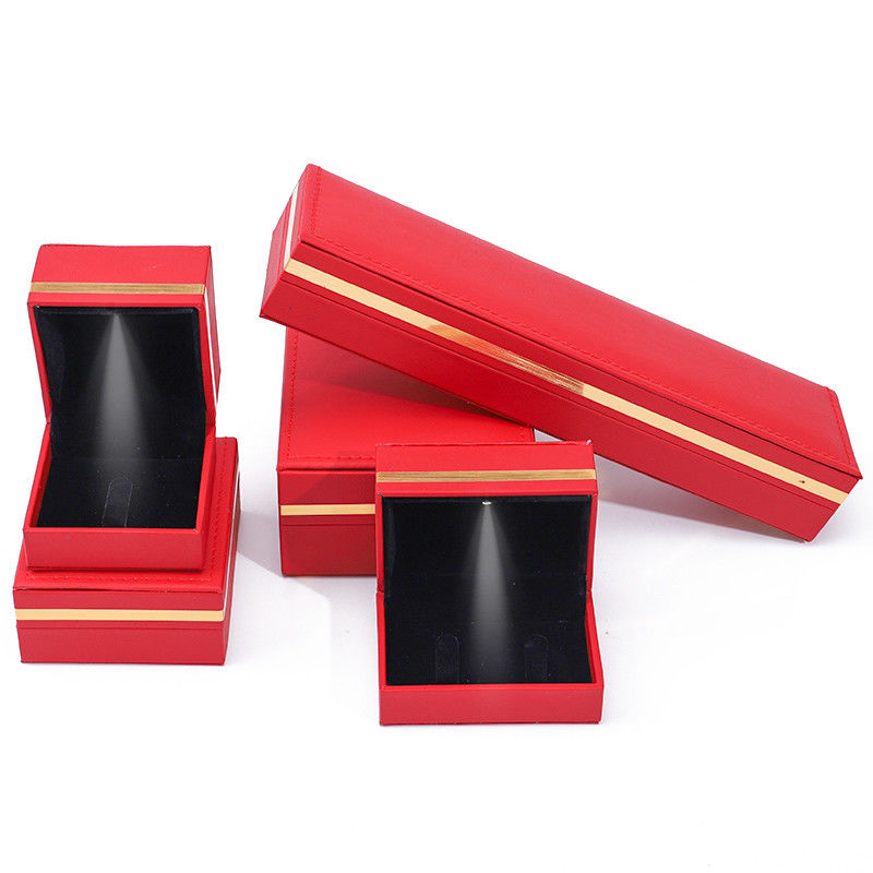 Newest Style Han Hong Bracelet Light Deluxe with Gray Earrings and Red Jewelry Box