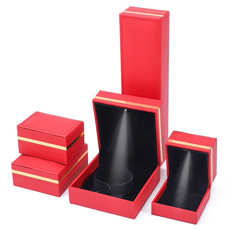 Newest Style Han Hong Bracelet Light Deluxe with Gray Earrings and Red Jewelry Box