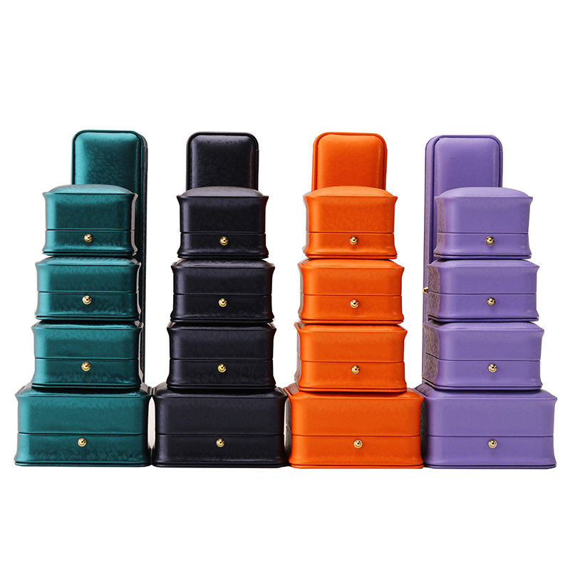 Customized Hanhong 2023 Luxury Gift Ring Jewelry Box Packaging Hot Stamping Logo Box