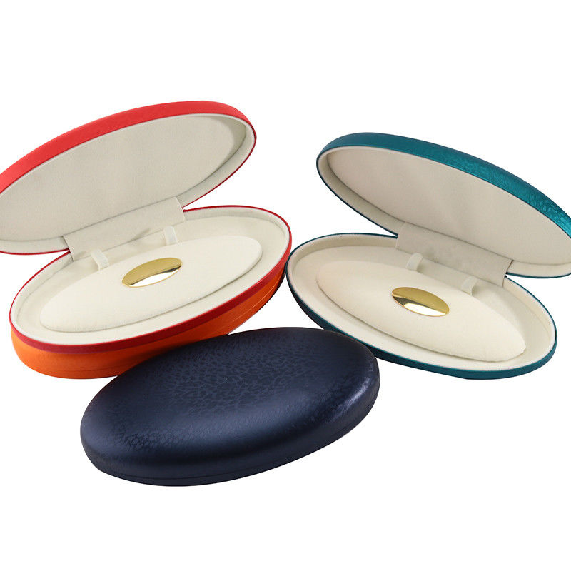 Custom Luxury Rectangle PU Leather Jewelry Box for Handmade Pearl Necklace Packaging