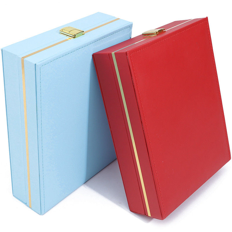 Customized LED Light Jewelry Box for Necklace Earrings Bracelet Set Display